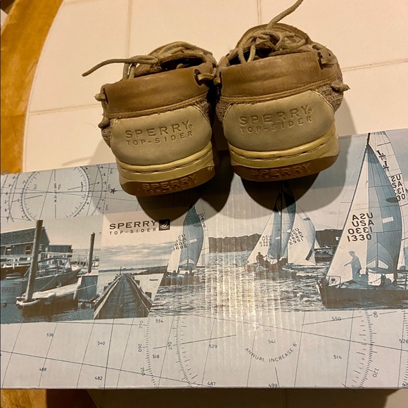 Women’s Sperry Top-Sider Angelfish Linen Oat 8.5-M - Picture 3 of 5